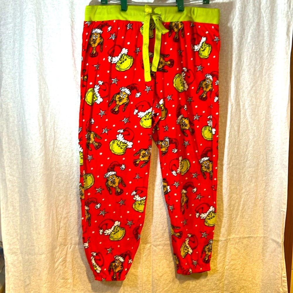 Grinch pj pants! Super soft and ready for Christmas